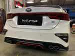 2018-2020 Kia Cerato Quad Exhaust Rear Diffuser