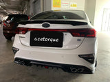 2018 Kia Cerato Boot Spoiler Lip