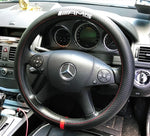 Custom Brand Matt Carbon Fibre Print Car Steering Wheel Cover