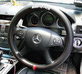 Custom Brand Matt Carbon Fibre Print Car Steering Wheel Cover