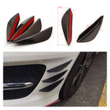 Front Bumper Canards / Rubber Shark fins