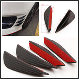 Front Bumper Canards / Rubber Shark fins