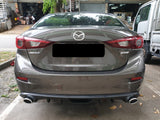 Mazda 3 Twin Decorative Exhaust Tip Rear Diffuser