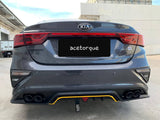 2018-2020 Kia Cerato Quad Exhaust Rear Diffuser