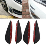 Front Bumper Canards / Rubber Shark fins