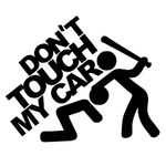 DON'T TOUCH MY CAR Vinyl Sticker